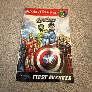 Marvel Avengers Kids Book with Red and Blue Cover